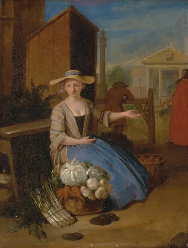 Vegetable Seller, Covent Garden — Pieter Angillis