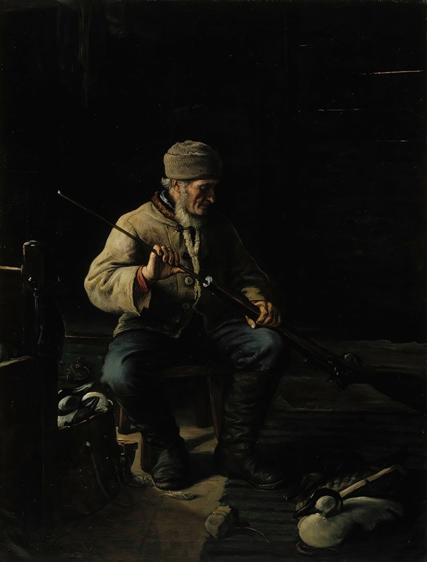 Перед охотой by Адольф фон Беккер, 1880 — digital art print download