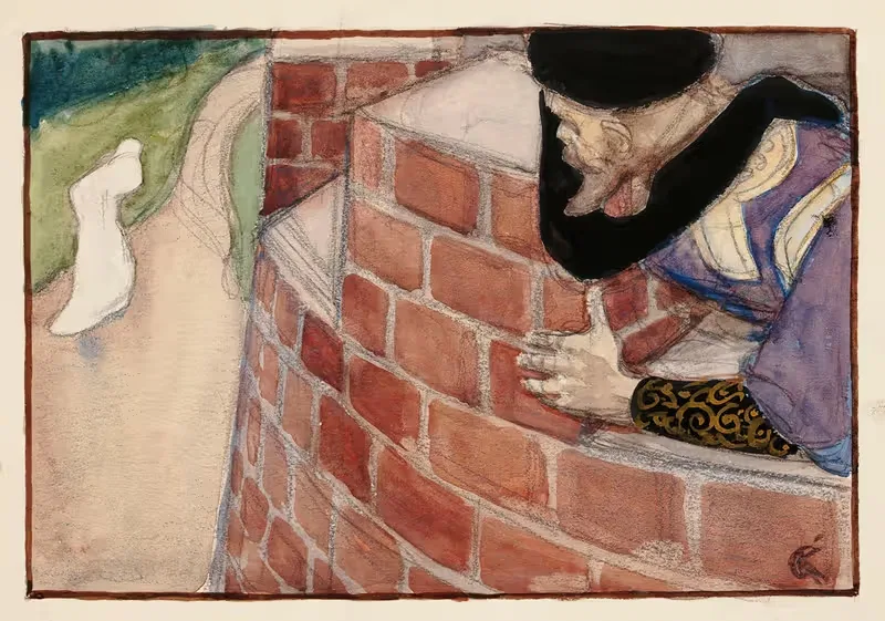The Castle Lord Spying On His Daughter — Akseli Gallen-Kallela