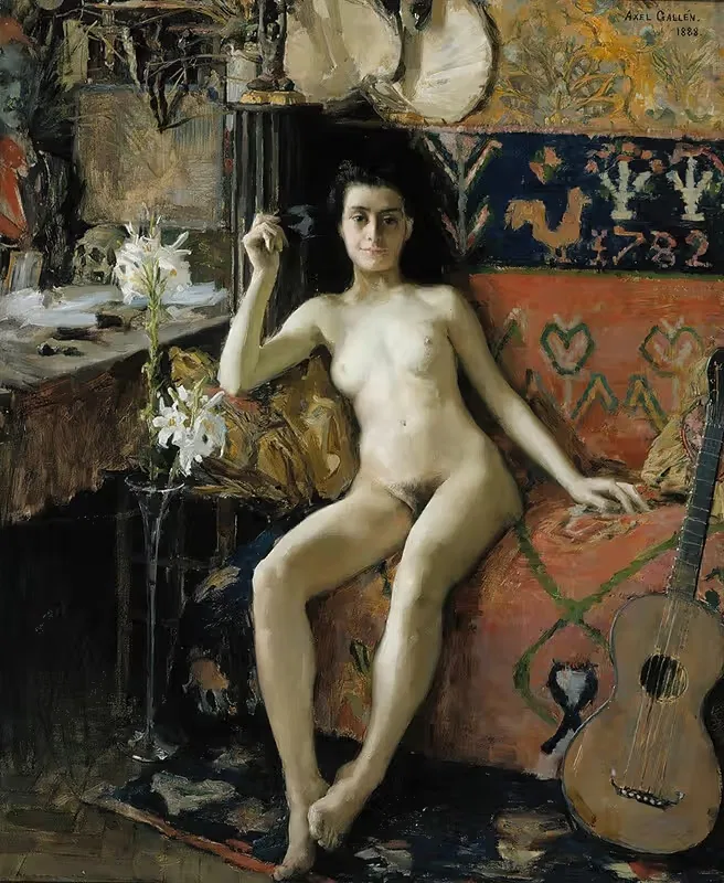 Без маски by Аксели Галлен-Каллела, 1888 — digital art print download