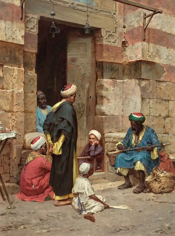 Музыкант by Артур фон Феррарис, 1889 — digital art print download