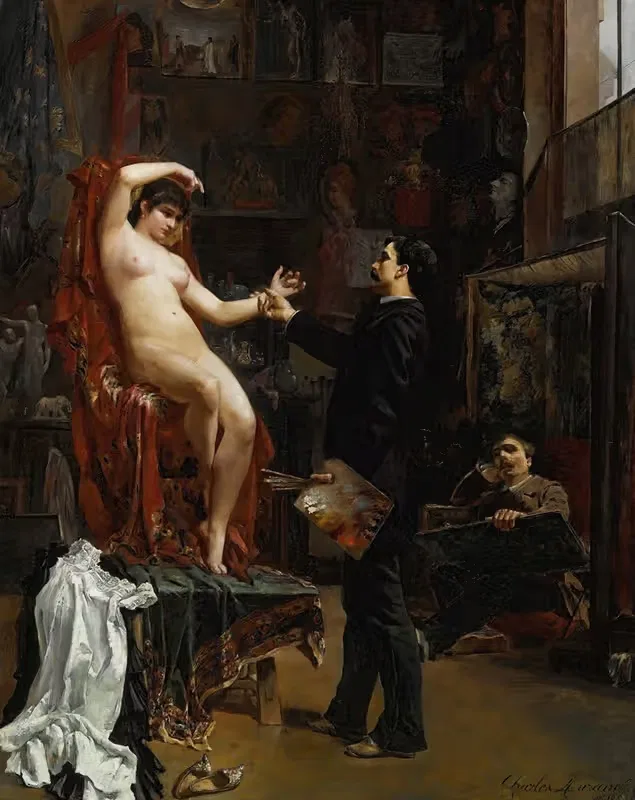 Manette Salomon by Carolus-Duran, 1883 — digital art print download