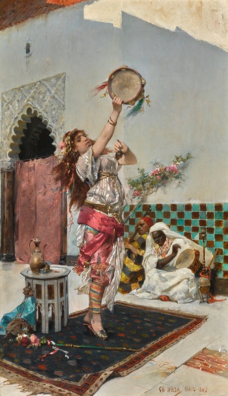The Dancer by Charles Wilda, 1883 — digital art print download