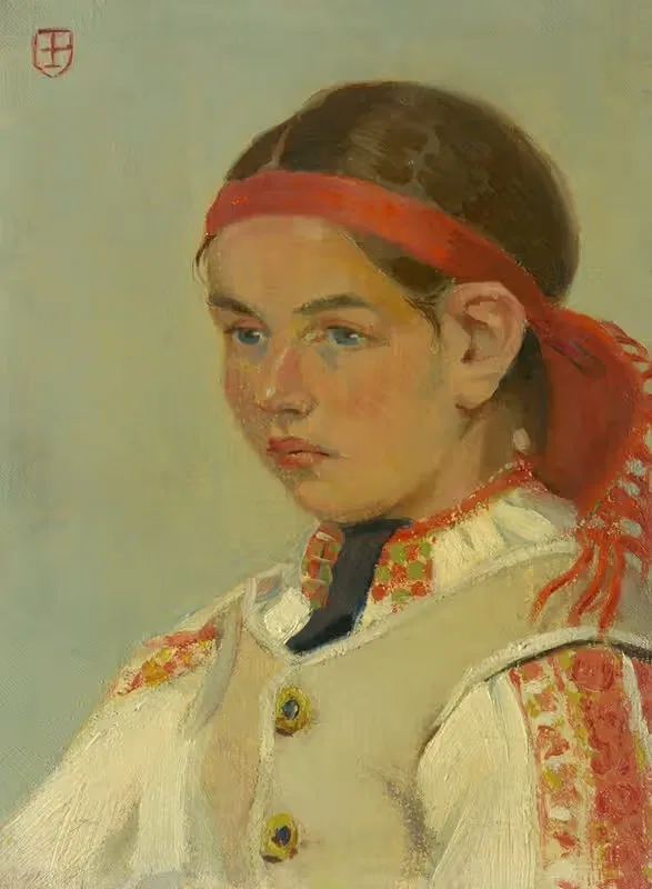 Девушка из Дачолома by Эмиль Паковский, 1902–1905 — digital art print download