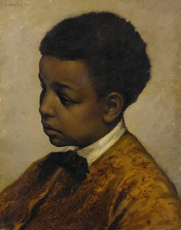Portrait Of A Young Boy — Emile-Charles Dameron