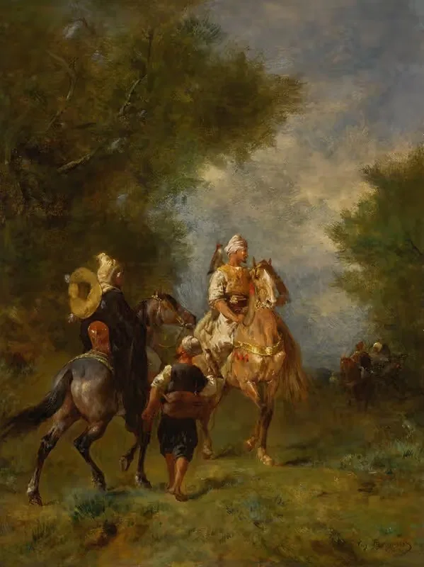 A Hawking Party — Eugène Fromentin