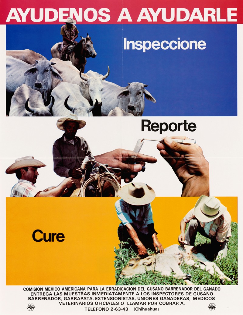 Ayudenos A Ayudarle: Inspeccione, Reporte, Cure — U.S. Information Agency