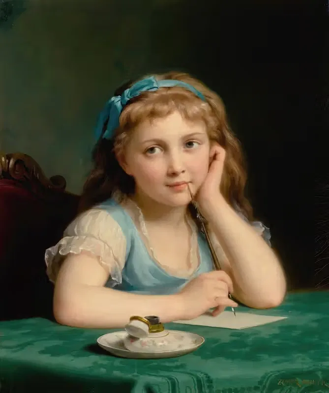 Reverie by Fritz Zuber-Bühler — digital art print download