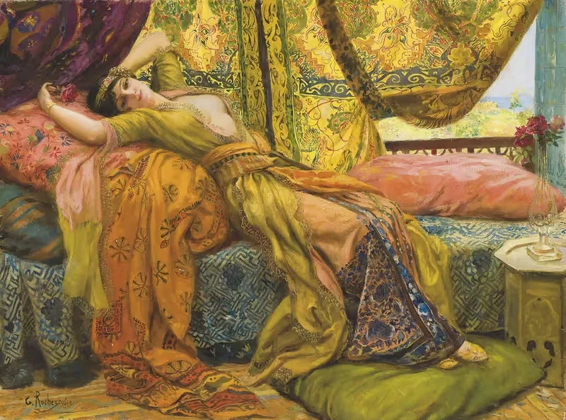 Красота, лежащая by Жорж Антуан Рошегросс — digital art print download