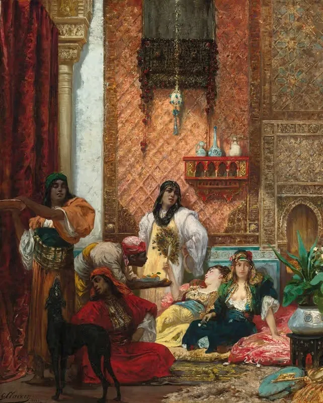 The Sultan's Favorites — Georges Jules Victor Clairin