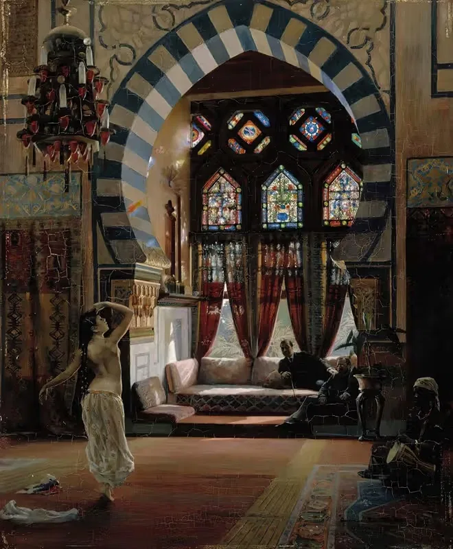 Almée, An Egyptian Dancer by Gunnar Berndtson, 1883 — digital art print download