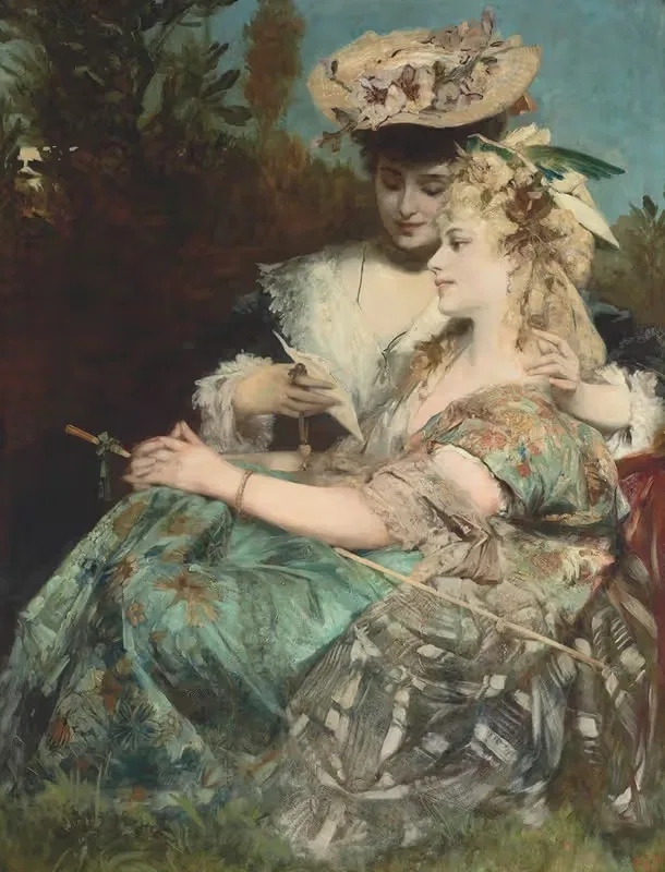 Der Liebesbrief — Hans Makart