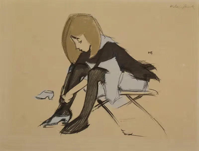 Шелковые туфли by Хелена Шьерфбек, 1938 — digital art print download