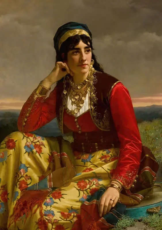 Восточноевропейская красавица by Ян Фредерик Питер Портилье — digital art print download