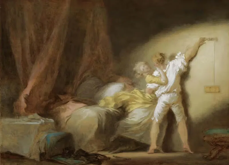 Le Verrou (The Bolt) by Jean-Honoré Fragonard — digital art print download