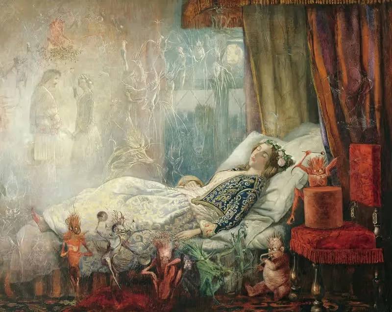 The Dream After The Masked Ball — John Anster Fitzgerald