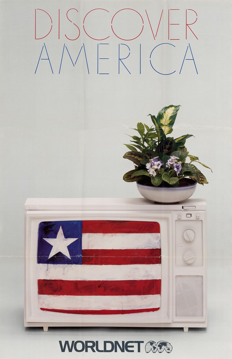 DISCOVER AMERICA. WORLDNET. by Агентство информации США — digital art print download
