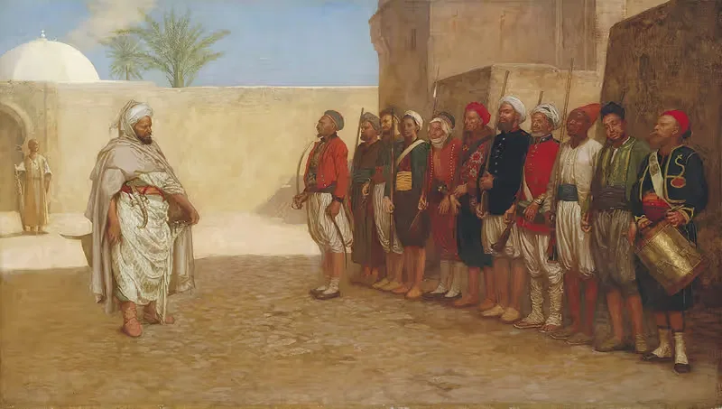 Реорганизация армии в Марокко by Джон Эван Ходгсон, 1872 — digital art print download