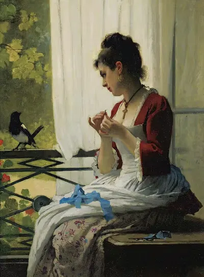Сорока by Жозеф Карауд — digital art print download