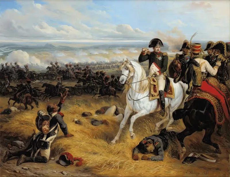 Наполеон в Ваграме by Ипполит Белланж, 1841 — digital art print download