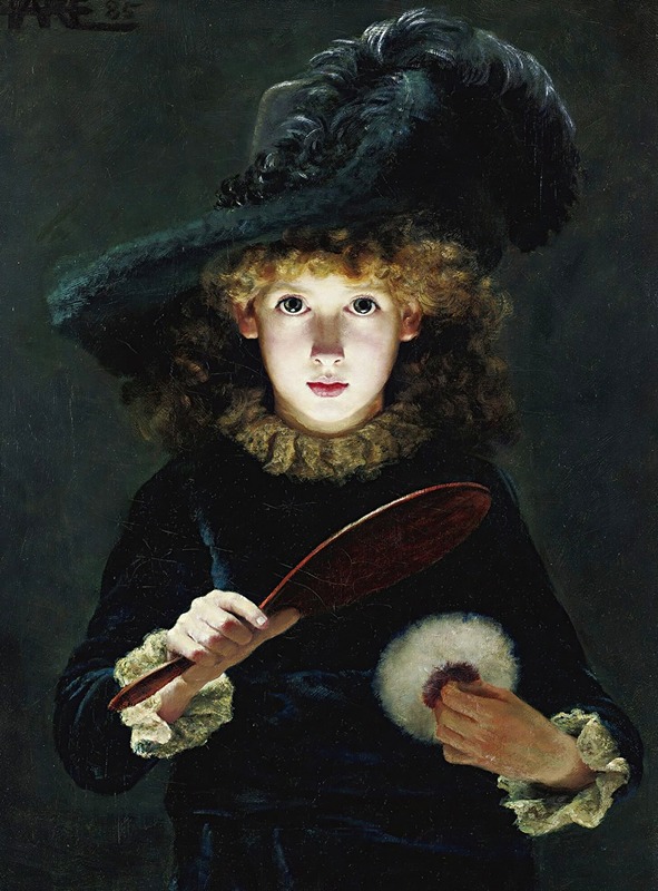 Dressing Up by Julius Hare, 1885 — digital art print download
