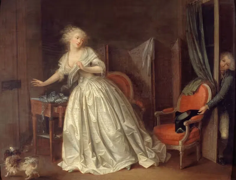 Поспешный уход by Луи-Леопольд Бойи, 1790 — digital art print download