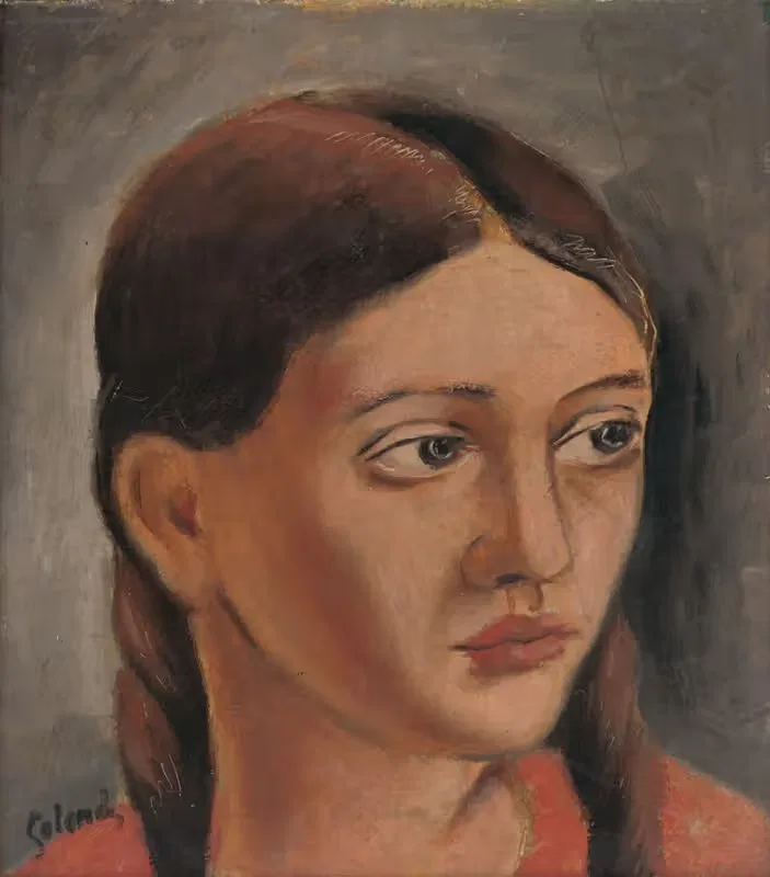 Голова девушки by Микулаш Галанда, 1927 — digital art print download