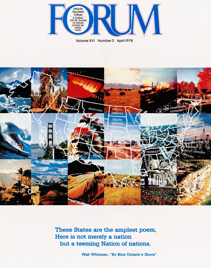 Forum. Volume XVI No.2 April 1978 by Агентство информации США — digital art print download