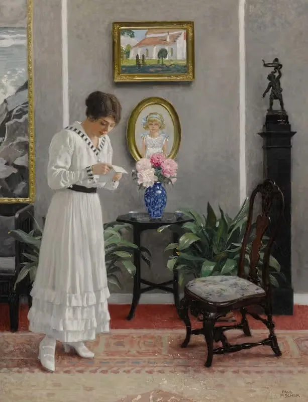 The Letter by Paul Fischer — digital art print download