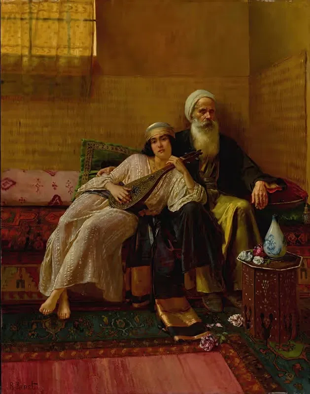 Музыкант by Рудольф Эрнст — digital art print download