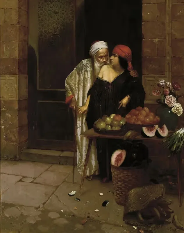 Продавец апельсинов by Рудольф Эрнст — digital art print download