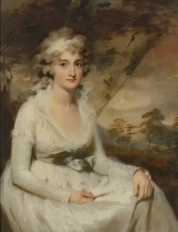 Portrait Of Mrs. Campbell — Sir Henry Raeburn