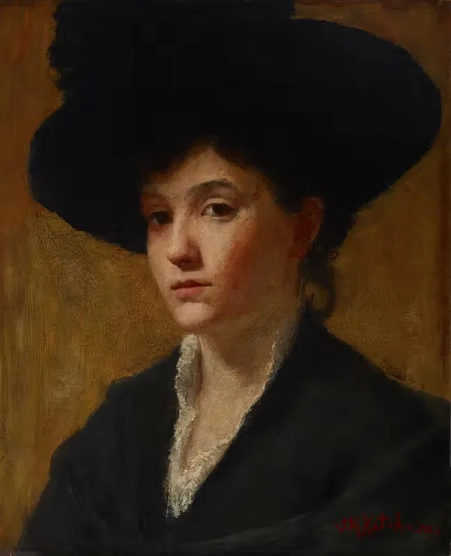Эскиз шляпы by Сьюзан Меррилл Кетчам, 1889 — digital art print download
