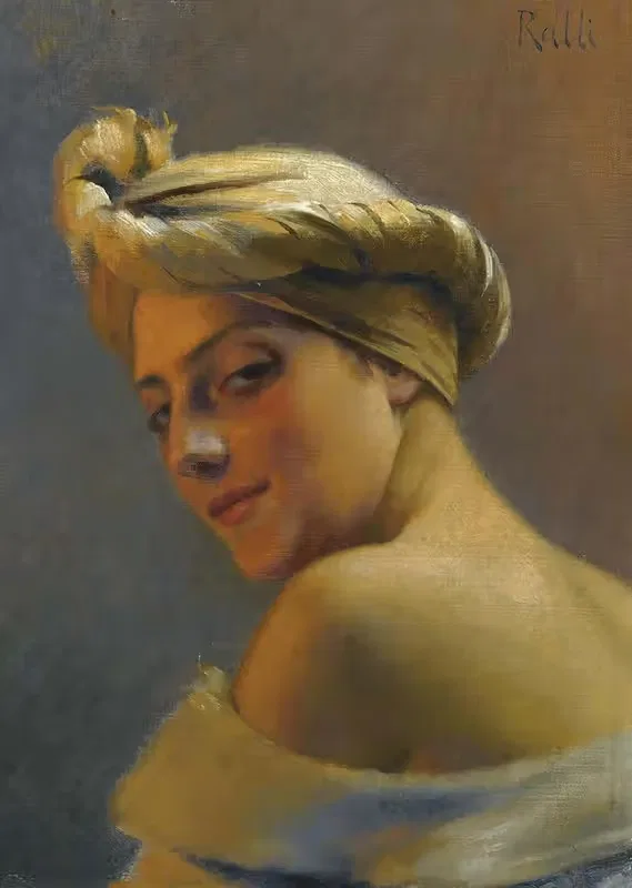 Girl With Turban — Theodoros Ralli