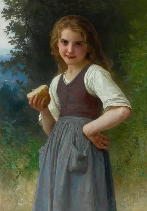 Le Goûter Aux Champs by William Bouguereau, 1891 — digital art print download