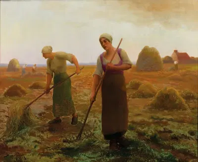 Помощницы по сбору урожая by Эмиль Перре, 1927 — digital art print download