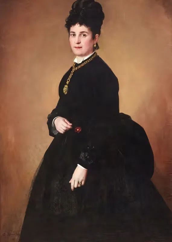 Portrait of a Lady — Angelo Inganni