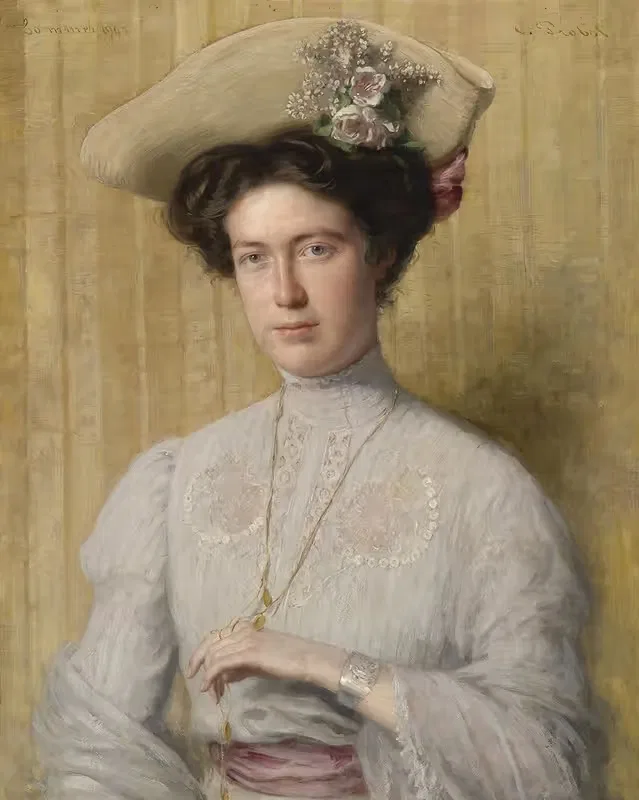 Портрет Гизелы Пробст by Карл Пробст, 1907 — digital art print download