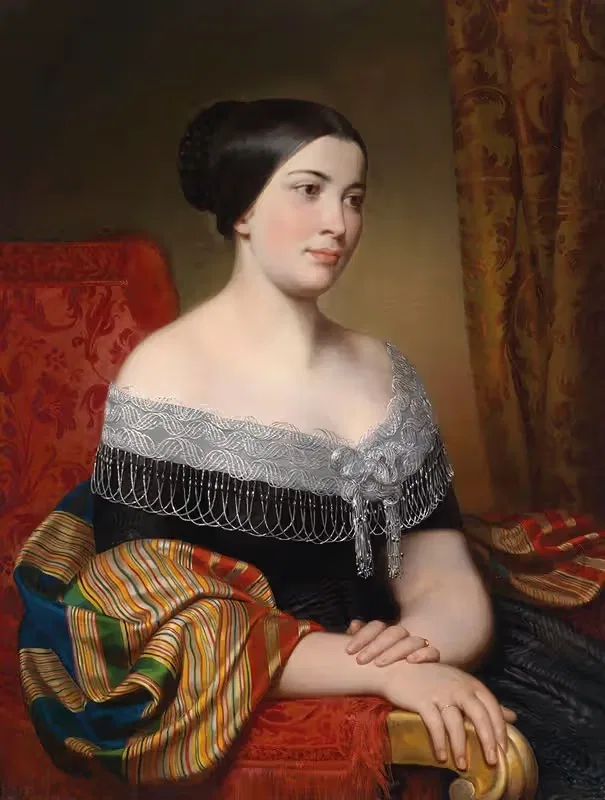 Портретные пары by Карл фон Блаас, 1846 — digital art print download