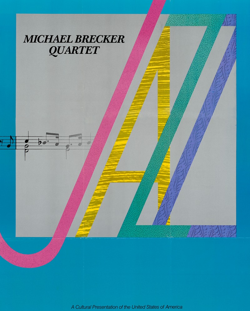 Michael Brecker Quartet by Агентство информации США — digital art print download