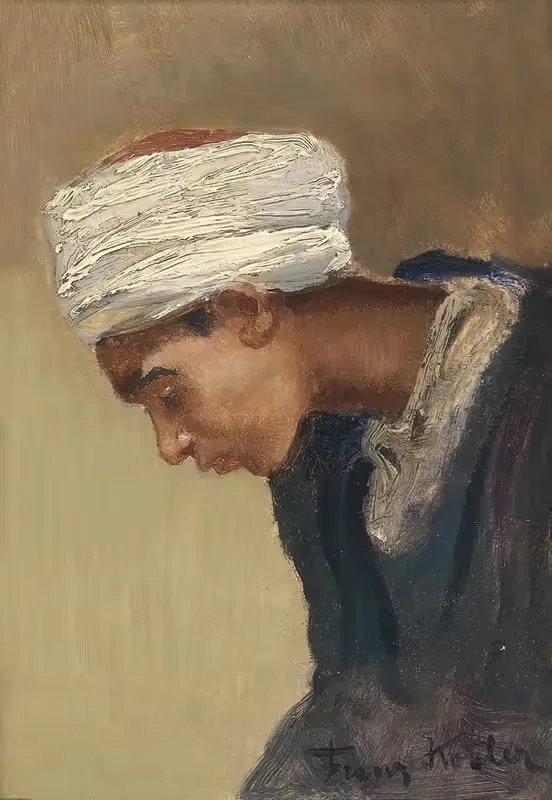 Orientalischer Portraitkopf 2 by Franz Xaver Kosler — digital art print download