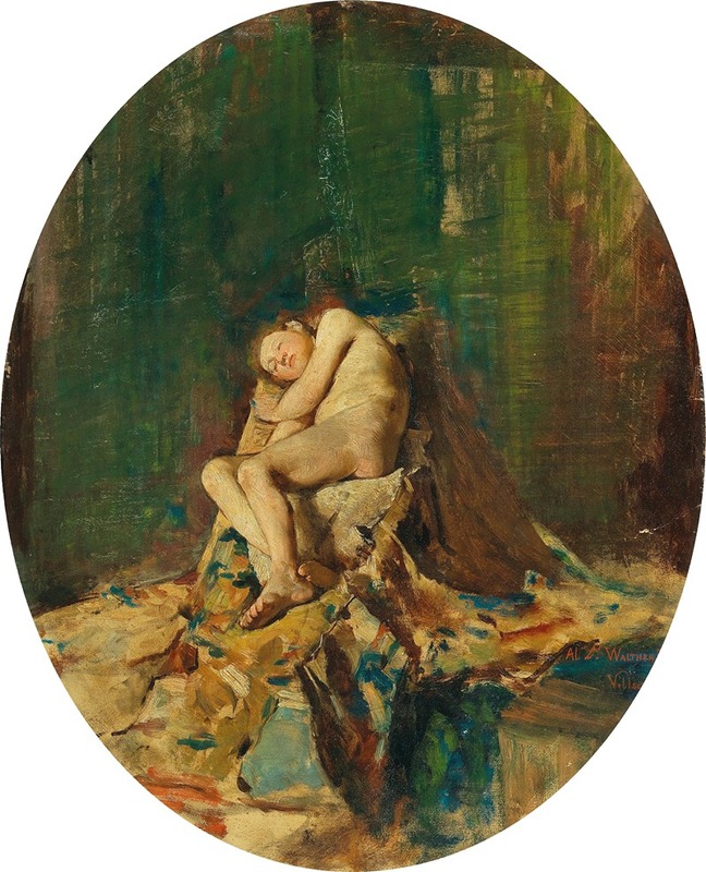 Спящий мальчик by Хосе Вильегас Кордеро — digital art print download