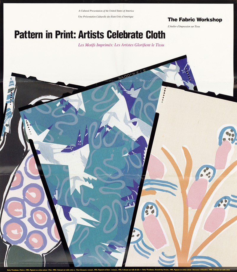 Pattern in Print: Artists Celebrate Cloth by Агентство информации США — digital art print download