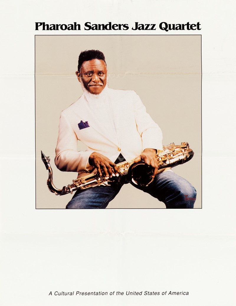 Pharoah Sanders Jazz Quartet by Агентство информации США — digital art print download