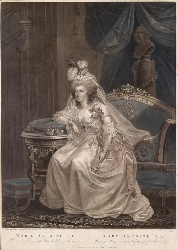 Мария Антуанетта by Симон Мальго, 1794 — digital art print download
