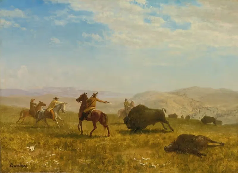 The Wild West by Albert Bierstadt — digital art print download