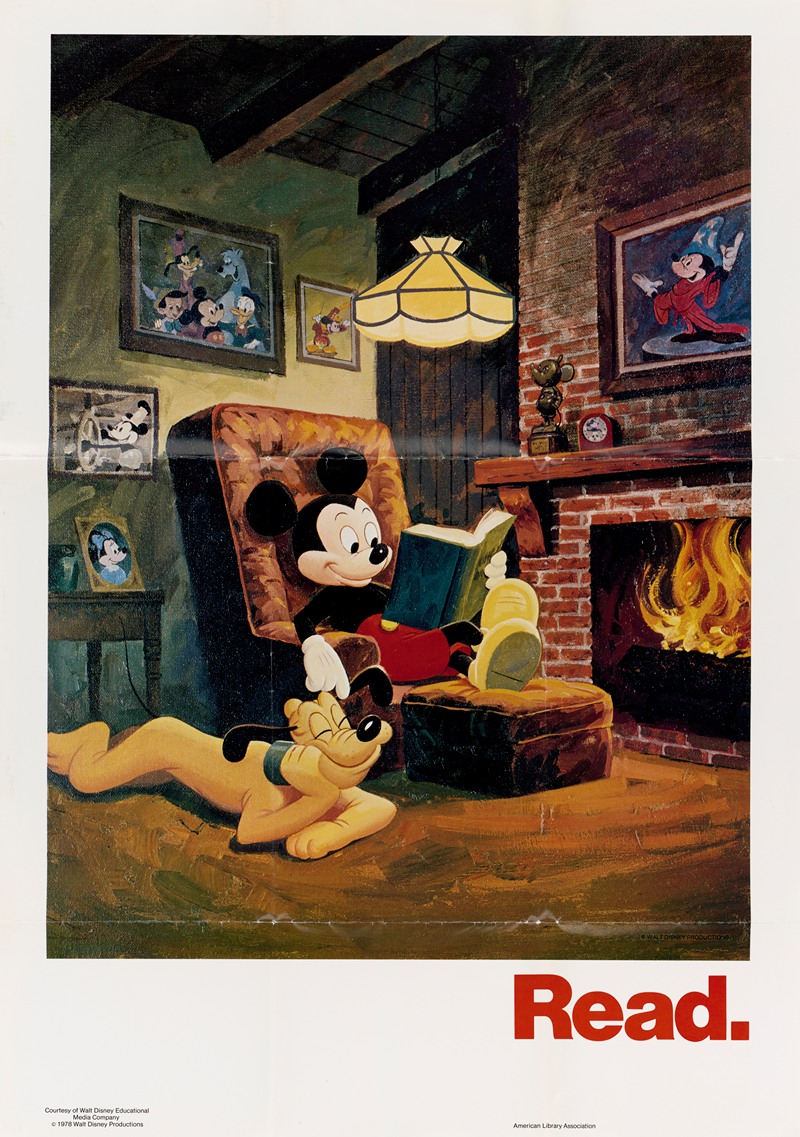 Read. American Library Association. by Агентство информации США — digital art print download