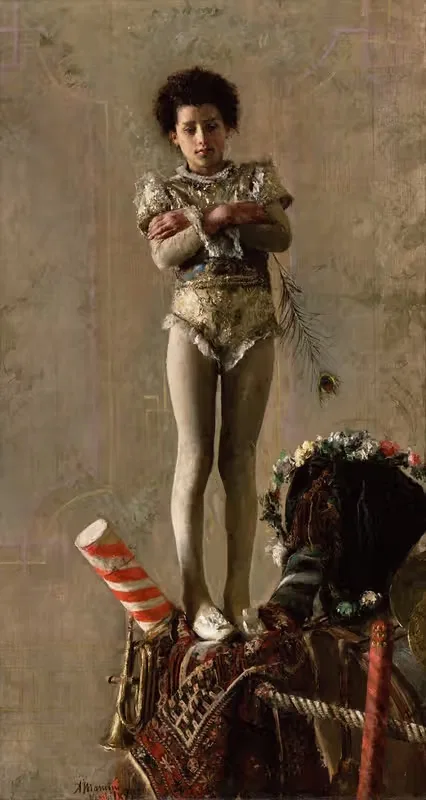 Il Saltimbanco by Antonio Mancini — digital art print download