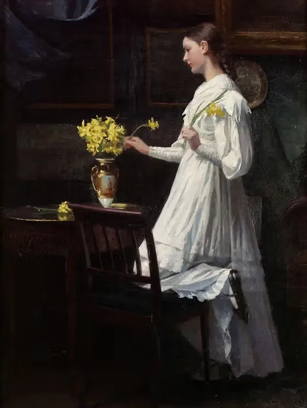 Упорядочивание нарциссов by Карл Томсен, 1894 — digital art print download