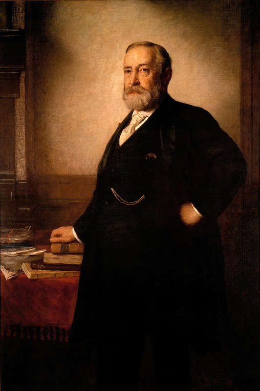 Benjamin Harrison by Eastman Johnson — digital art print download
